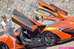 Cute Slender Teen Anya Posing On Road Next To Sports Car by FTV Girls